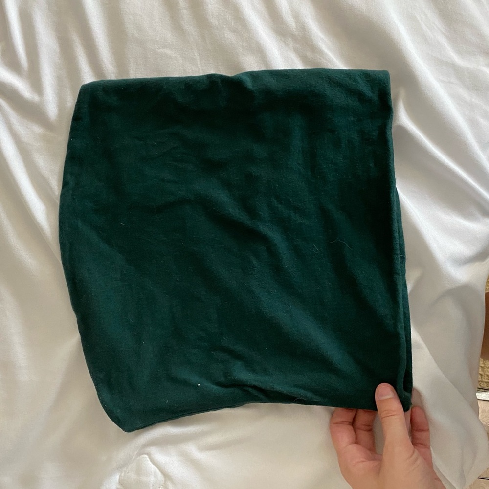 brandy melville forrest green tube top
